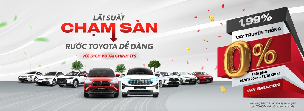 Năm mới 2024, TFSVN ưu đãi lãi suất 0% dành cho khách hàng vay mua ô tô - 1 Năm mới 2024, TFSVN ưu đãi lãi suất 0% dành cho khách hàng vay mua ô tô - 1