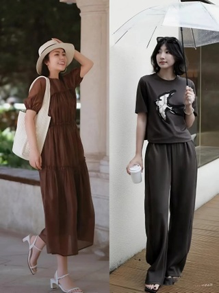 Mùa hè mặc trang phục màu nâu để vừa sành điệu, vừa thanh lịch - 7