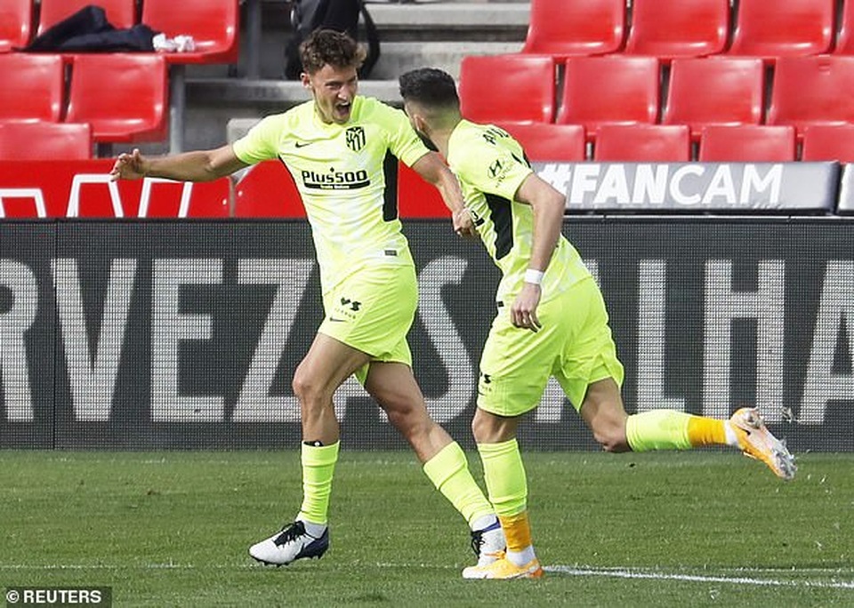 Atletico gia tăng cách biệt về điểm số với Real Madrid - 1 Atletico gia tăng cách biệt về điểm số với Real Madrid - 1