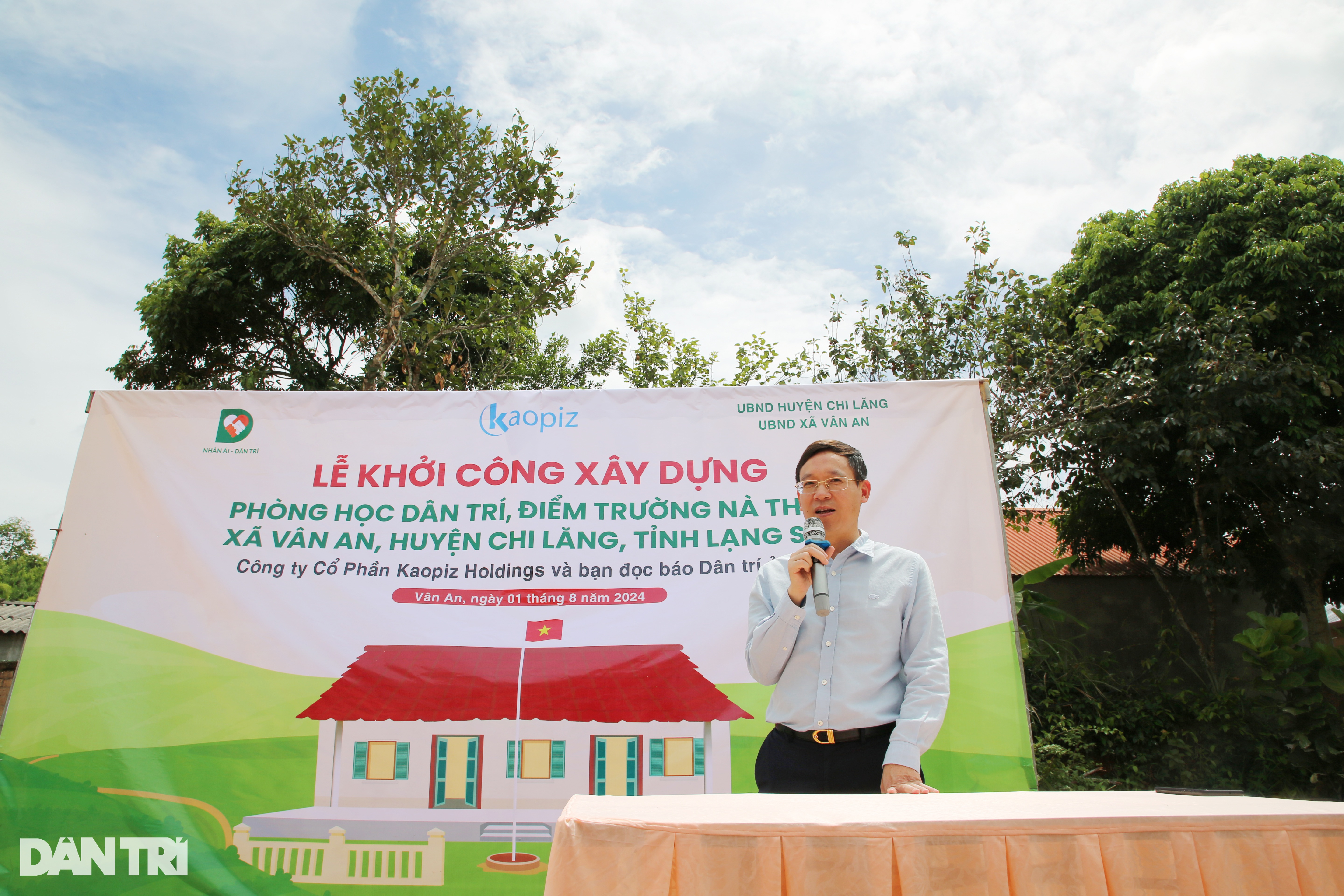 View - Khởi công phòng học Dân trí, xóa điểm học tạm cuối cùng ở huyện Chi Lăng | Báo Dân trí