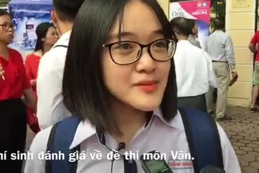Thí sinh Hà Nội đánh giá đề Văn