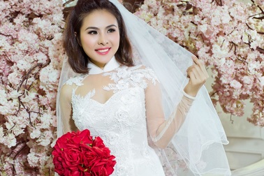 Vân Trang xinh đẹp khi làm cô dâu