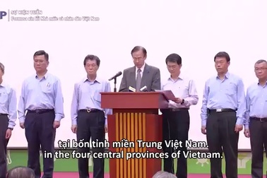 Clip lãnh đạo Formosa cúi đầu xin lỗi Nhà nước và Nhân dân Việt Nam