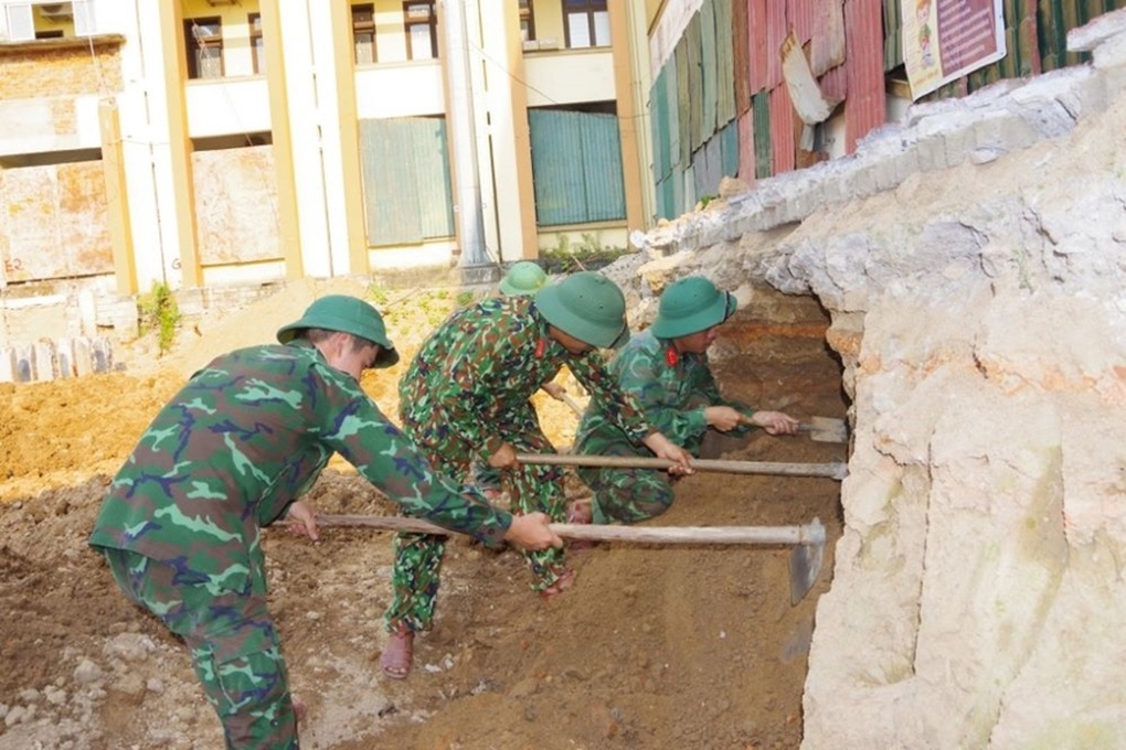 Phát hiện 3 hài cốt liệt sỹ tại công trường xây dựng Trung tâm hành chính - 1 Phát hiện 3 hài cốt liệt sỹ tại công trường xây dựng Trung tâm hành chính - 1