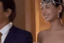 Khánh Linh "Cô Em Trendy" mặc váy ngắn trong lễ cưới kín đáo tại Hà Nội