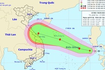 Áp thấp khả năng mạnh lên thành bão đã vào Biển Đông