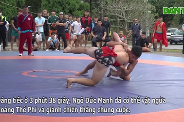 Sôi động hội Vật truyền thống các dân tộc thiểu số Việt Nam