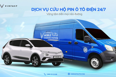 VinFast triển khai dịch vụ cứu hộ pin ô tô điện 24/7