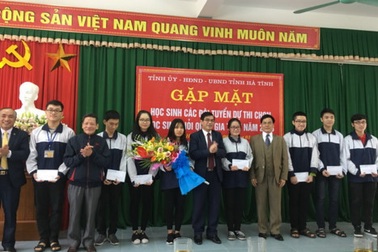 Hà Tĩnh: 10 học sinh được xét tuyển thẳng Đại học, Cao đẳng năm 2019