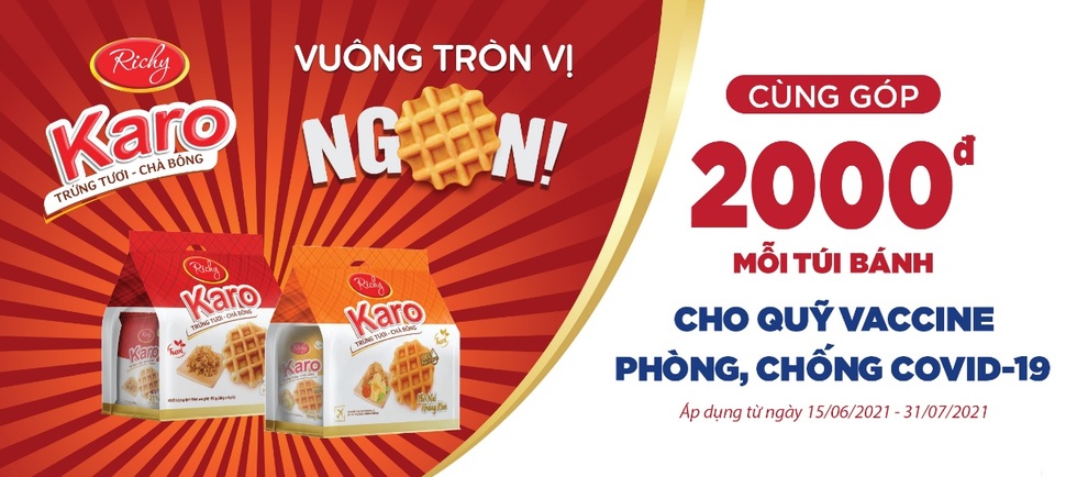 Karo - chiếc bánh đồng hành chống dịch Covid-19 - 4 Karo - chiếc bánh đồng hành chống dịch Covid-19 - 4
