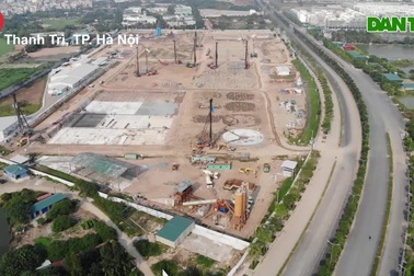 Cận cảnh đại công trường hơn 16 nghìn tỷ kỳ vọng "hồi sinh" sông Tô Lịch