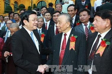 Chủ tịch nước tiếp đại biểu Hội Khuyến học Việt Nam