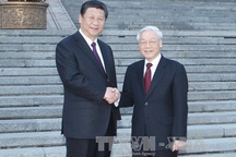 Tổng Bí thư Nguyễn Phú Trọng hội đàm với Tổng Bí thư Trung Quốc Tập Cận Bình