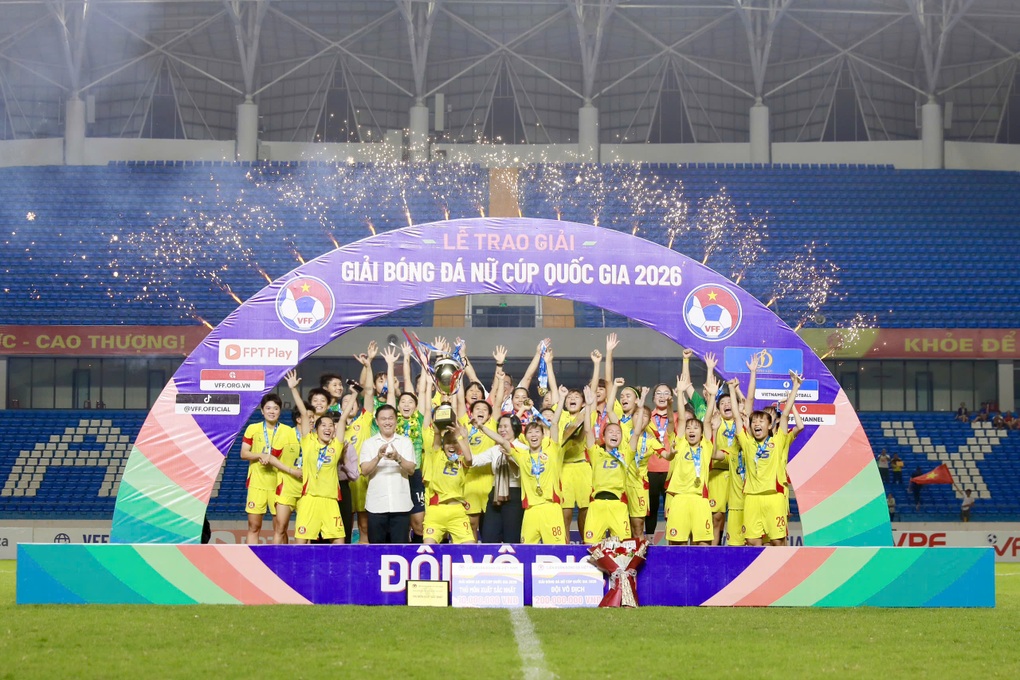 Đội bóng của Huỳnh Như vô địch giải bóng đá nữ Cúp Quốc gia 2026 - 2 Đội bóng của Huỳnh Như vô địch giải bóng đá nữ Cúp Quốc gia 2026 - 2