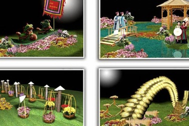 Lễ hội hoa Hà Nội 2012: Ngắm hoa, thưởng ngoạn di sản 