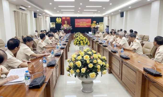 Buổi gặp mặt Ban liên lạc cán bộ công an chi viện chiến trường Miền Nam