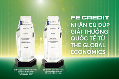 FE CREDIT nhận cú đúp giải thưởng quốc tế từ tạp chí The Global Economics