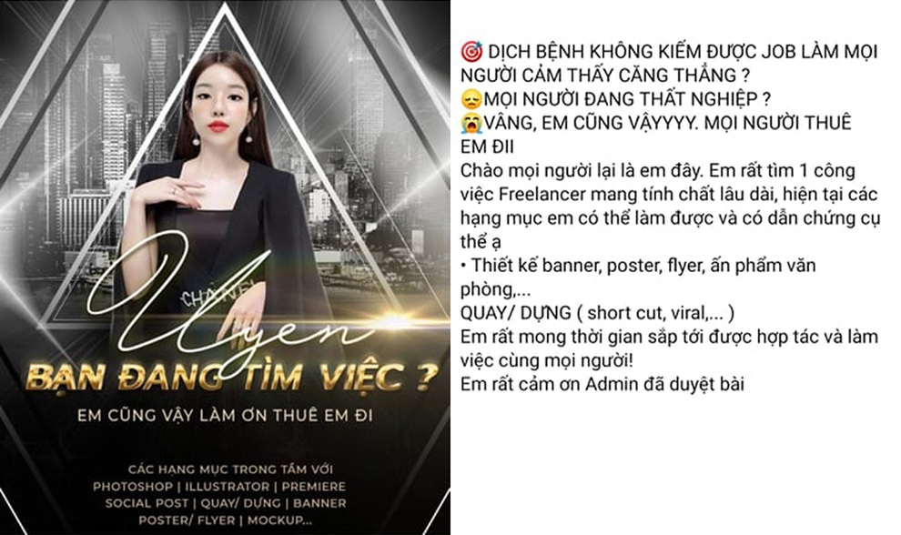 Khát việc mùa dịch và bức ảnh cực lầy của designer 9x - 2 Khát việc mùa dịch và bức ảnh cực lầy của designer 9x - 2