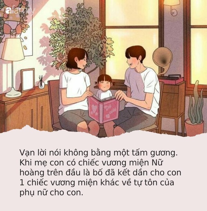 Khi con gái hỏi "Vì sao bố đối xử với mẹ như Nữ hoàng?", câu trả lời đến chị vợ cũng phải giật mình - Ảnh 4.