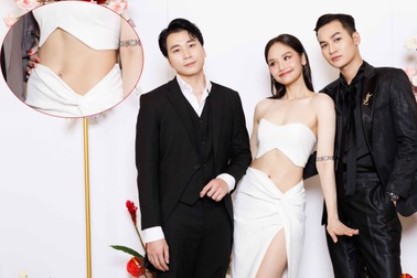 Miu Lê khoe cơ bụng số 11 trong "đám cưới" với Karik