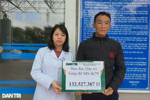 Bạn đọc Dân trí giúp đỡ người bố bị bỏng 85% cơ thể hơn 132 triệu đồng