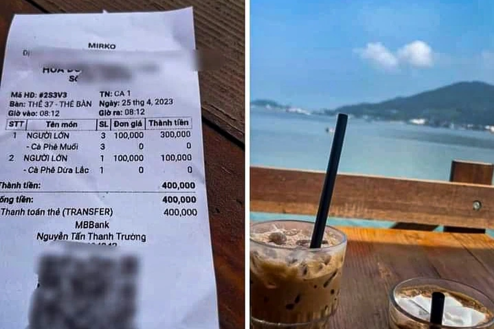 Tranh cãi việc quán cà phê ở Đà Nẵng bán mỗi ly nước 100.000 đồng - 1 Tranh cãi việc quán cà phê ở Đà Nẵng bán mỗi ly nước 100.000 đồng - 1