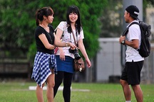 Nữ phóng viên Nhật Bản xinh đẹp hâm mộ Công Phượng