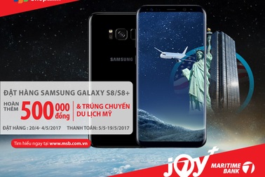 Hoàn tiền khi mua Samsung Galaxy S8/S8 Plus