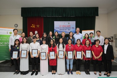 Trao học bổng đến sinh viên khoa Công nghệ Sinh học - Học viện Nông nghiệp Việt Nam