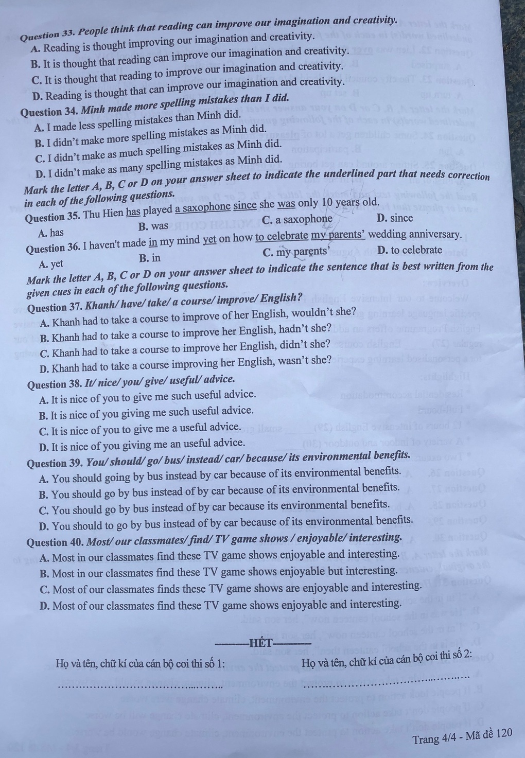 Mặt trái thiết bị điện tử với giới trẻ vào đề tiếng Anh thi lớp 10 ở Hà Nội - 16 Mặt trái thiết bị điện tử với giới trẻ vào đề tiếng Anh thi lớp 10 ở Hà Nội - 16