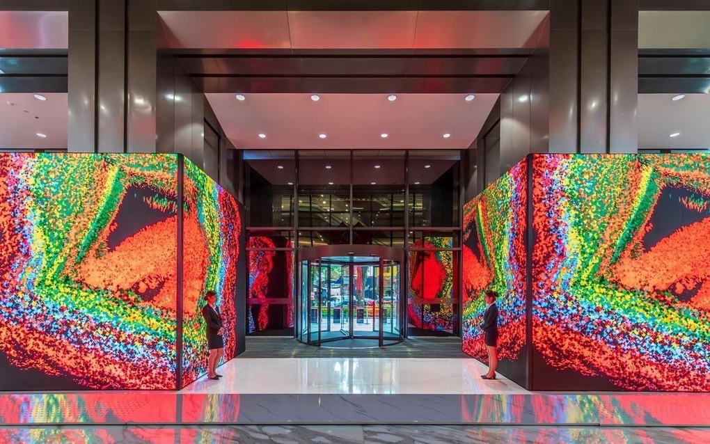 Những tác phẩm nghệ thuật ấn tượng tại hai tòa nhà hội sở mới của Techcombank - 1 Những tác phẩm nghệ thuật ấn tượng tại hai tòa nhà hội sở mới của Techcombank - 1