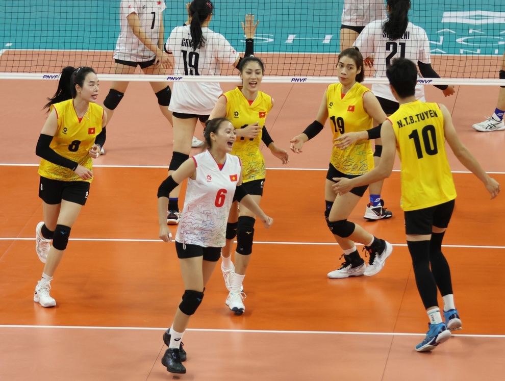 Đội tuyển bóng chuyền nữ Việt Nam bảo vệ chức vô địch AVC Challenge Cup - 3