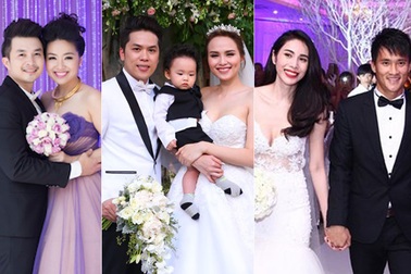 Điểm danh những đám cưới “rầm rộ” của sao Việt trong năm 2015