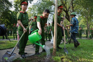 Hòa Minzy, Quốc Thiên cùng dàn sao trồng cây vì Thủ đô xanh - 8