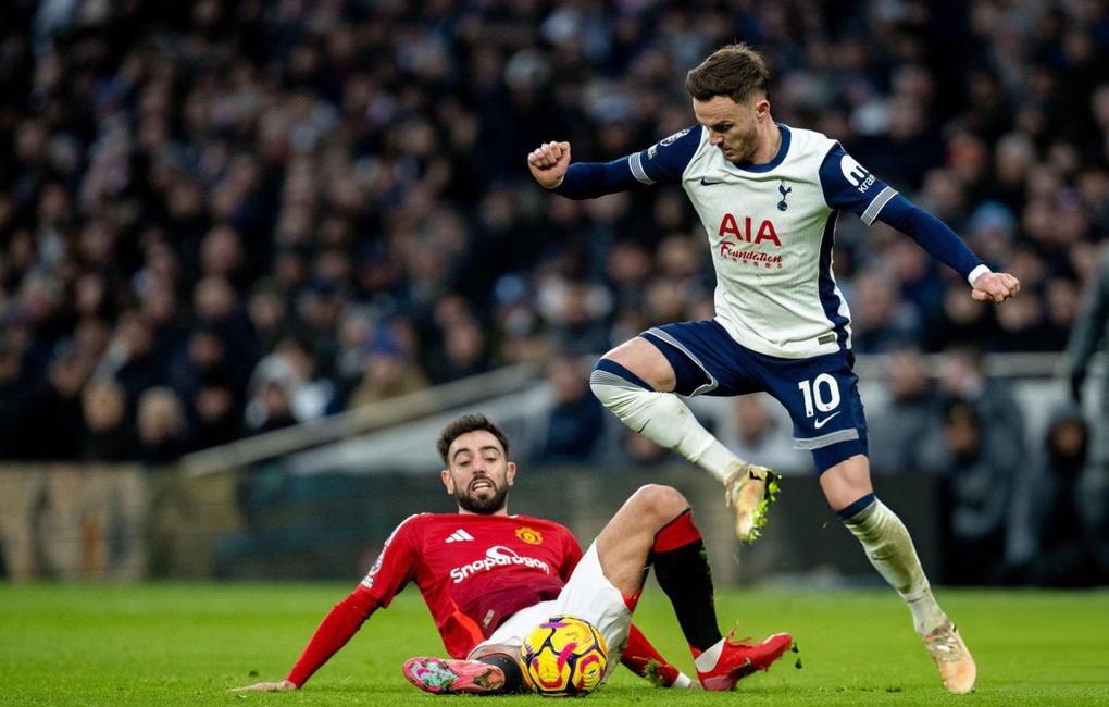 Tottenham đẩy Man Utd xuống gần khu vực xuống hạng - 1