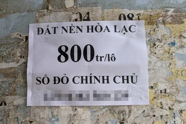 Lại "nóng" phân lô bán nền tại vùng ven Hà Nội