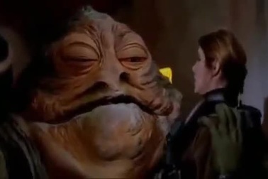 Leia bị rơi vào tay Jabba the Hutt trong Episode VI: Return of the Jedi (1983)