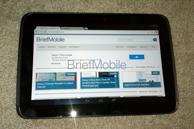 Lần đầu lộ hình máy tính bảng Nexus 10 màn hình "khủng"