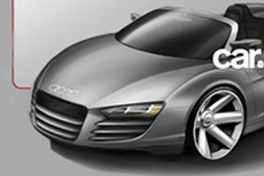 Hình ảnh đầu tiên về xe Audi R8 Spider  