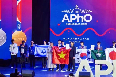 Đội tuyển Việt Nam thắng lớn ở Olympic vật lý Châu Á - Thái Bình Dương 2023