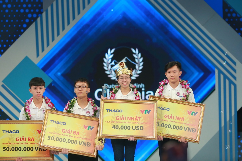 Thắng áp đảo đối thủ, nữ sinh Ninh Bình vô địch Đường lên đỉnh Olympia 2020 - 2 Thắng áp đảo đối thủ, nữ sinh Ninh Bình vô địch Đường lên đỉnh Olympia 2020 - 2