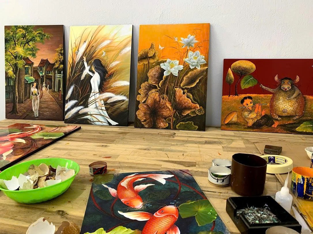 Tranh sơn mài sáng tác độc bản Đông Phương Art: Tinh hoa Việt vượt thời gian - 3 Tranh sơn mài sáng tác độc bản Đông Phương Art: Tinh hoa Việt vượt thời gian - 3