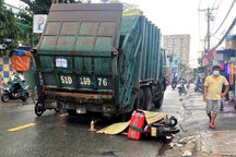 Va chạm với xe chở rác, người đàn ông tử vong tại chỗ