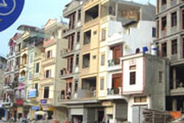 Cấm xây nhà mặt tiền dưới 3 m tại Ngã Tư Sở 