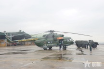 Trực thăng sẵn sàng cất cánh bay cứu hộ, cứu nạn tại Gia Lai, Đắk Lắk