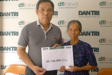 Gần 50 triệu đồng đến với gia đình người cựu chiến binh Nguyễn Thanh Màu