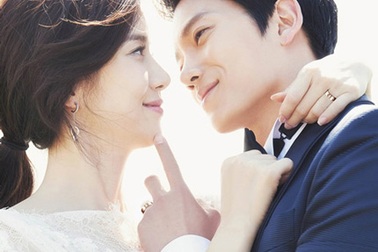 Cựu Hoa hậu Hàn Quốc khoe ảnh cưới lãng mạn