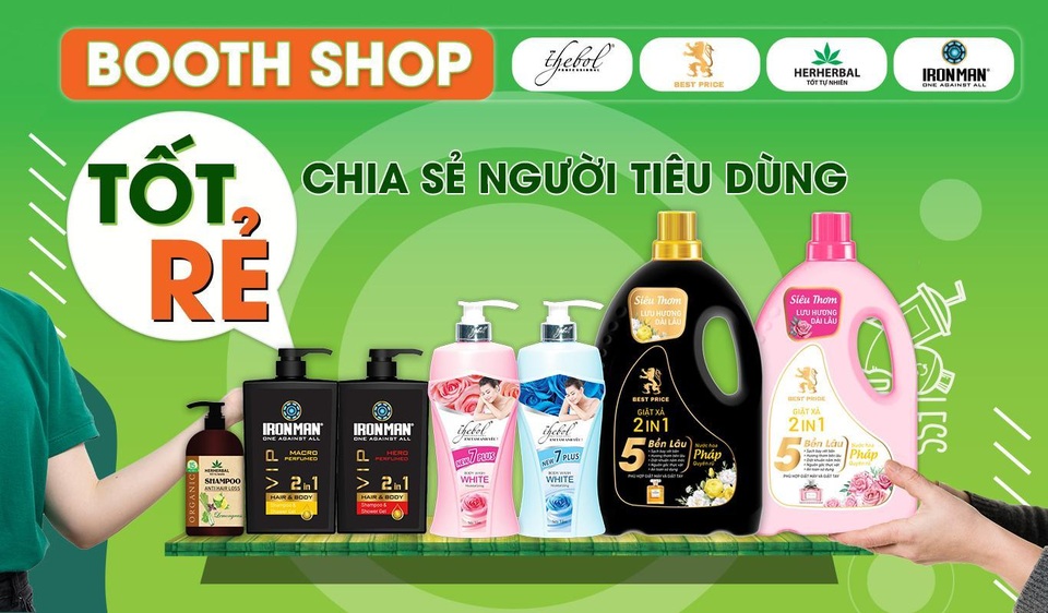 Booth Shop - Mô hình kinh doanh hỗ trợ người lao động từ VMGROUP - 1 Booth Shop - Mô hình kinh doanh hỗ trợ người lao động từ VMGROUP - 1