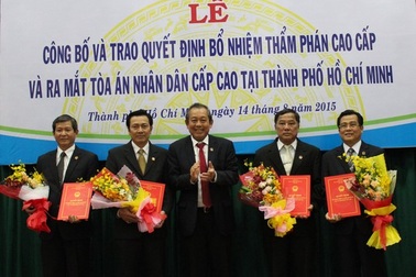 Mỗi năm ít nhất 2 kỳ thi tuyển Thẩm phán