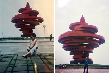 Cặp đôi từng chụp hình chung 11 năm trước mà không hề hay biết